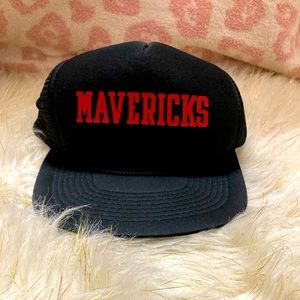 Vintage Black Maverick SnapBack